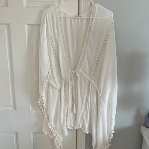 Gianni Bini White Swim Coverup- Size L